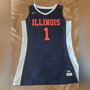 University of Illinois Womens Sleeveless Jersey Tank Top. Nike Dri-Fit Med. EUC!